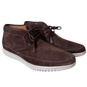 Marc Joseph New York Bridgeport Brown Suede Chukka Sneaker 9.5